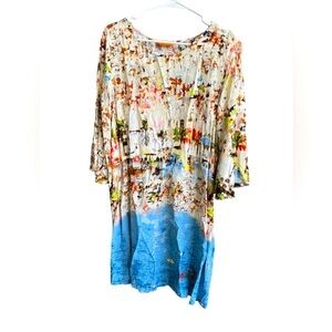 Jams World Bell Sleeve Mini Round Neck Dress Size XL